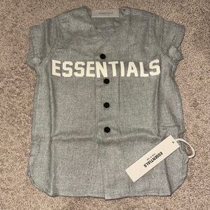 Fear Of God Essentials Kids Baseball Jersey